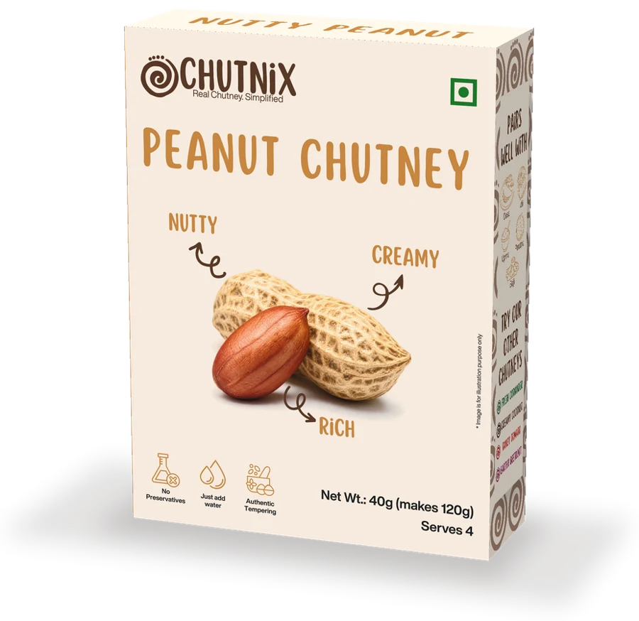 Chutnix Peanut Chutney 40 gram box